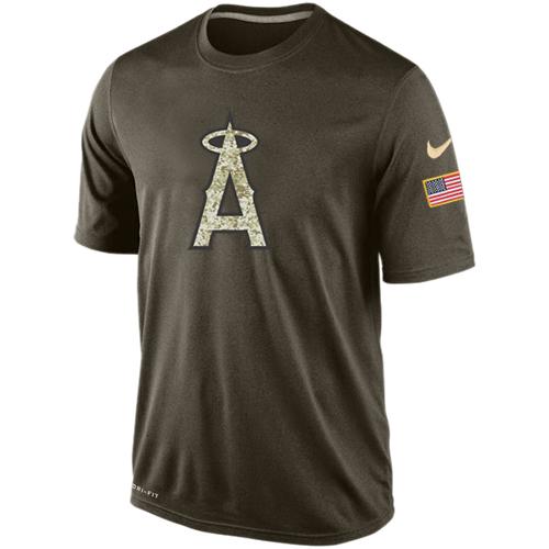 Men's Los Angeles Angels Salute To Service Nike Dri-FIT T-Shirt